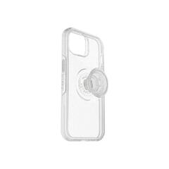 OtterBox Otter + Pop Symmetry Series - Baksidedeksel for mobiltelefon polykarbonat, syntetisk gummi - Stardust Pop (klart glitter) - for Apple iPhone 14