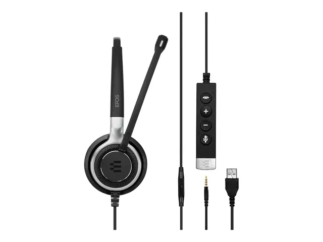 EPOS IMPACT SC 665 USB - Hodesett on-ear kablet USB, 3,5 mm jakk s...