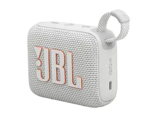 JBL Go 4 - Høyttaler - for bærbar bruk - trådløs Bluetooth - Appstyrt - 4.2 watt - hvit