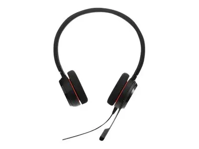 Jabra Evolve 20 MS stereo - Hodesett - on-ear - kablet - USB - Cer...