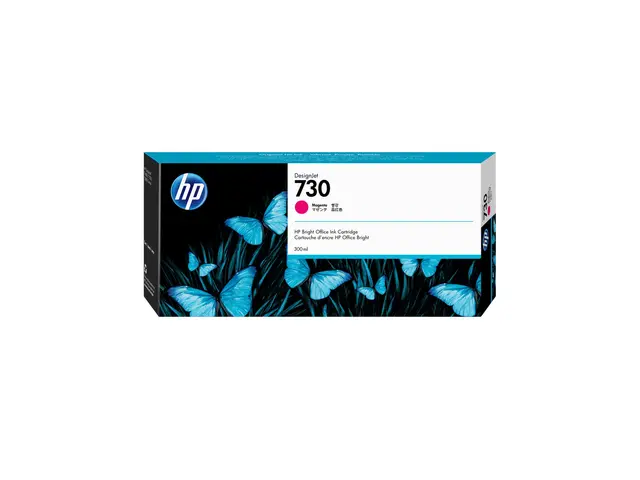 HP 730 - 300 ml høykapasitets magenta original DesignJet blekkpatr...