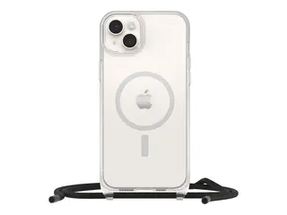 OtterBox React Necklace - Baksidedeksel for mobiltelefon for Magsafe, med avtakbar snor - MagSafe-samsvar - 50 % resirkulert plast - blank - for Apple iPhone 14 Plus