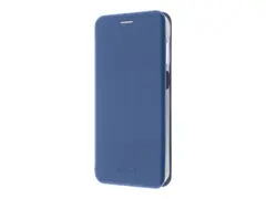 Insmat Exclusive - Lommebok for mobiltelefon kartong+papir+aluminiumsfolie, polyuretan, termoplastisk polyuretan (TPU) holder - elektrisk blå - for Samsung Galaxy S23 FE