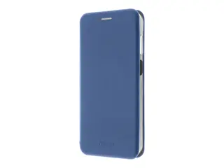 Insmat Exclusive - Lommebok for mobiltelefon kartong+papir+aluminiumsfolie, polyuretan, termoplastisk polyuretan (TPU) holder - elektrisk blå - for Samsung Galaxy S23 FE