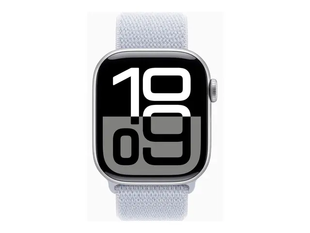 Apple Watch Series 10 (GPS) - 42 mm sølvaluminium smartklokke med ...