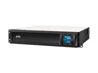 APC Smart-UPS C SMC1500I-2UC - UPS (kan monteres i rack) AC 220/230/240 V - 900 watt - 1500 VA - RS-232, USB - utgangskontakter: 4 - 2U - svart - med APC SmartConnect
