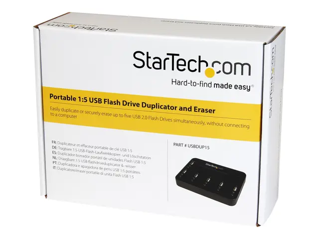 StarTech.com Standalone 1:5 USB Flash Drive Duplicator and Eraser ...