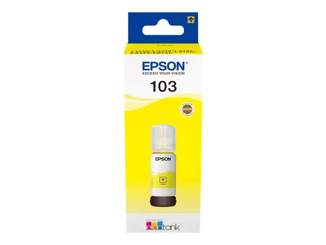 Epson 103 - 65 ml gul original blekkrefill for EcoTank L3150, L315...