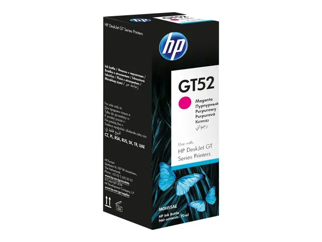 HP GT52 - Magenta original blekkrefill for Deskjet GT 58XX; Ink Ta...