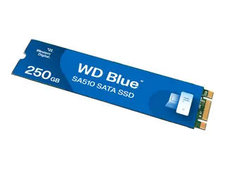 WD Blue SA510 WDS250G3B0B - SSD 250 GB - intern - M.2 2280 - SATA 6Gb/s - bl&#229;