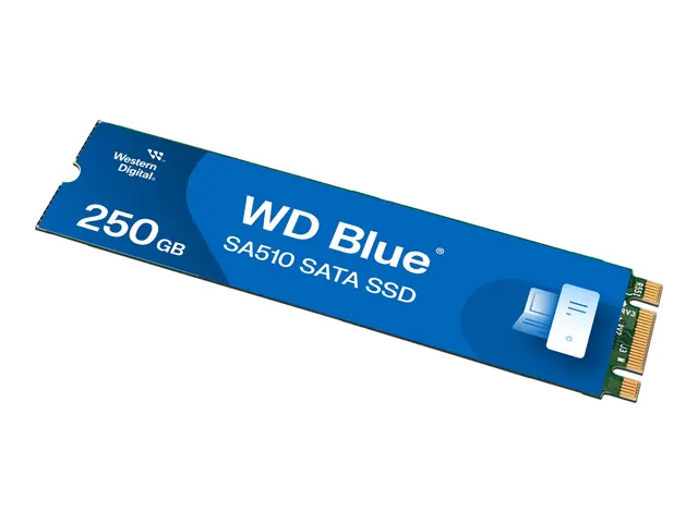 WD Blue SA510 WDS250G3B0B - SSD 250 GB intern M.2 2280 SATA 6Gb/s blå