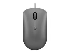 Lenovo 540 - Mus - kompakt - optisk 4 knapper - kablet - stormgr&#229; - l&#248;svekt