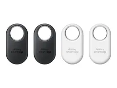 Samsung Galaxy SmartTag2 - Tapfri Bluetooth-tag for mobiltelefon hvit, svart (en pakke 4)