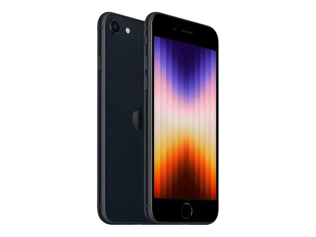 2nd-C iPhone SE 3rd 128GB Midnight Black C-grade - Brukt 2 års gar...