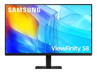 Samsung ViewFinity S8 S32D800EAU S80D Series - LED-skjerm - 32&quot; - 3840 x 2160 UHD @ 60 Hz - VA - 350 cd/m&#178; - 3000:1 - HDR10 - 5 ms - HDMI, DisplayPort - svart