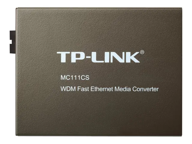 TP-Link MC111CS - Fibermedieomformer - 100Mb LAN - 10Base-T, 100Ba...