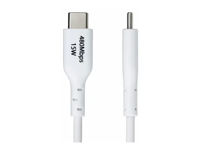 StarTech.com 3ft (1m) White USB-A to USB-C Charging Cable/Cord, M/...