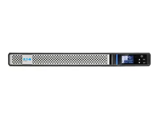Eaton 5P 1550iR - Gen 2 - UPS (kan monteres i rack) AC 200/208/220/230/240 V - 1350 watt - 1550 VA - enkeltfase - 9 Ah - RS-232, USB - utgangskontakter: 6 - 1U - 19&quot; - svart/s&#248;lv - med Network Card-MS