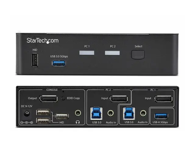 Startech - KVM / lyd USB-svitsj 2 x KVM/lyd/USB 1 lokalbruker stas...