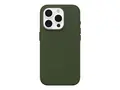 OtterBox Symmetry Series - Baksidedeksel for mobiltelefon MagSafe-samsvar - kaktusl&#230;r, polyuretan - cactus grove (green) - for Apple iPhone 15 Pro
