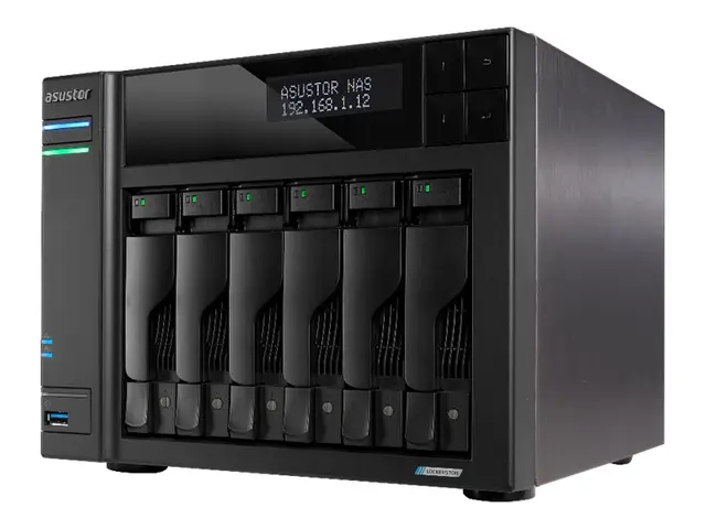 ASUSTOR Lockerstor 6 Gen2 - NAS-server iSCSI støtte