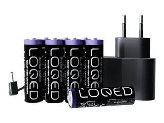 Shelly - Strømadapter 8 x AA-type - NiMH 2400 mAh