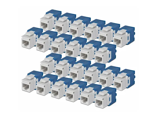 Startech - Trapes-jakk - 180°, toolfree - CAT 6 - UTP - RJ-45 - hv...