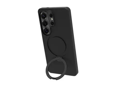 dbramante1928 Iceland Ultra - Baksidedeksel for mobiltelefon magnet kickstand - D3O, plastikk - svart - for Samsung Galaxy S26 Ultra