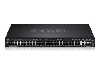Zyxel XGS2220 Series XGS2220-54 Switch - L3-tilgang, NebulaFLEX Cloud - Styrt - 48 x Gigabit Ethernet + 6 x 10 Gigabit (opplink) - stasjon&#230;r, rackmonterbar