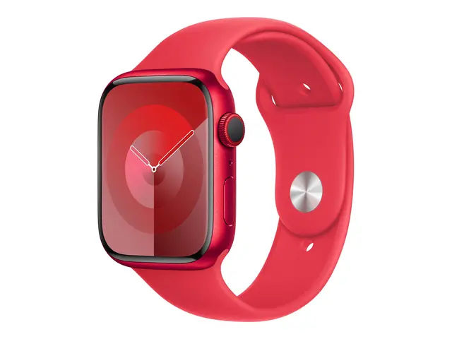 Apple - Bånd for smart armbåndsur 45 mm S/M-størrelse produkt (RØD)