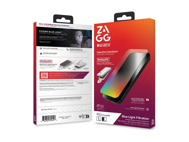 ZAGG InvisibleShield Glass Elite VisionGuard - Skjermbeskyttelse f...