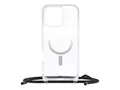 OtterBox React Necklace - Baksidedeksel for mobiltelefon MagSafe-samsvar - resirkulert plast - blank - for Apple iPhone 16 Pro Max