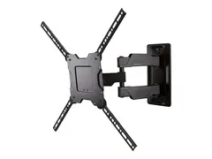 Ergotron Neo-Flex - Monteringssett (veggplate, utliggerarm, skjermplate, kabelstyringsmaskinvare, 4 stjerneadaptere) Very Heavy Duty - for flatpanel - ekstrudert aluminium - svart - skjermstørrelse: 32"-63"