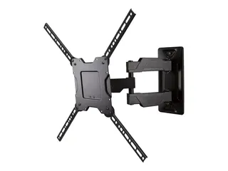 Ergotron Neo-Flex - Monteringssett (veggplate, utliggerarm, skjermplate, kabelstyringsmaskinvare, 4 stjerneadaptere) Very Heavy Duty - for flatpanel - ekstrudert aluminium - svart - skjermstørrelse: 32"-63"
