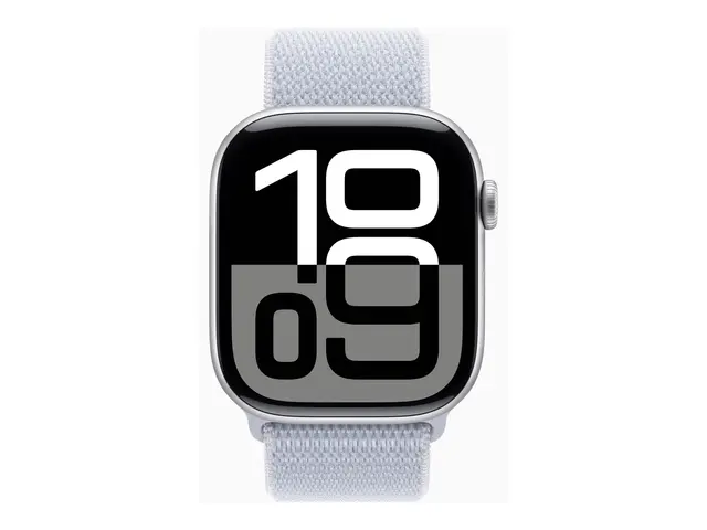 Apple Watch Series 10 (GPS) - 46 mm sølvaluminium smartklokke med ...