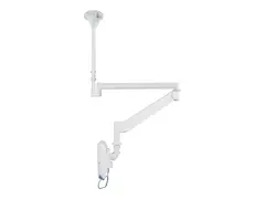 Neomounts FPMA-HAC100 - Brakett - full bevegelse for LCD-skjerm - medisinsk - hvit - skjermst&#248;rrelse: 10&quot;-24&quot; - takmonterbar