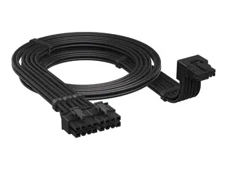 CORSAIR Type 4 (Style A) - Strømkabel - 16-stifts PCI-strøm (hann) oppvinklet til 8-pins PCIe-strøm (hann) 65 cm - svart