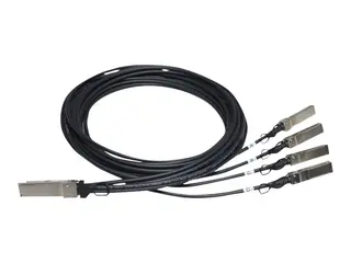 HPE X240 Direct Attach Copper Splitter Cable Nettverkskabel - SFP+ til QSFP+ - for HPE 5900AF-48; Edgeline e920; FlexFabric 1.92, 11908, 12900, 12902; ProLiant e910t 2U