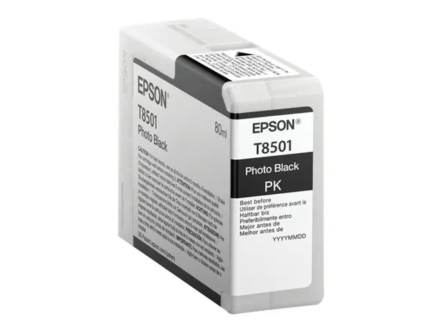 Epson T8501 - 80 ml - fotosort - original - blekkpatron - for Sure...
