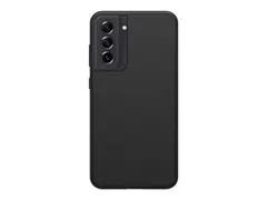 OtterBox React Series - Baksidedeksel for mobiltelefon polyuretan, polykarbonat - svart - for Samsung Galaxy S21 FE 5G