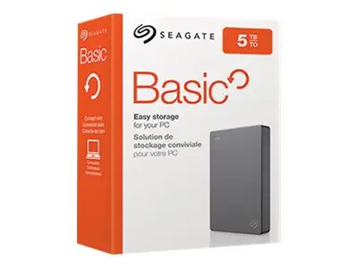 Seagate Basic STJL5000400 - Harddisk - 5 TB - ekstern (bærbar) - U...