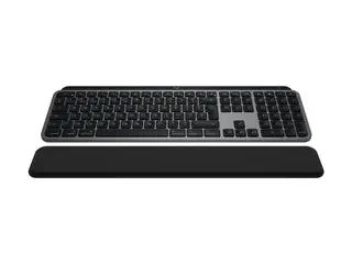 Logitech Master Series MX Keys S Combo for Mac Tastatur- og mussett - full size - bakbelysning - trådløs - Bluetooth LE - QWERTY - US International - romgrå