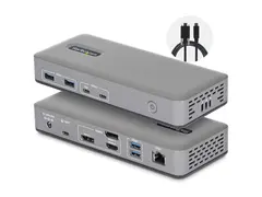 Startech - dokkingstasjon - USB-C 3.2 Gen 2 HDMI, 2 x DP - 1GbE