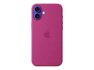 Apple - Baksidedeksel for mobiltelefon - MagSafe-samsvar silikon - Fuchsia - for iPhone 16 Plus