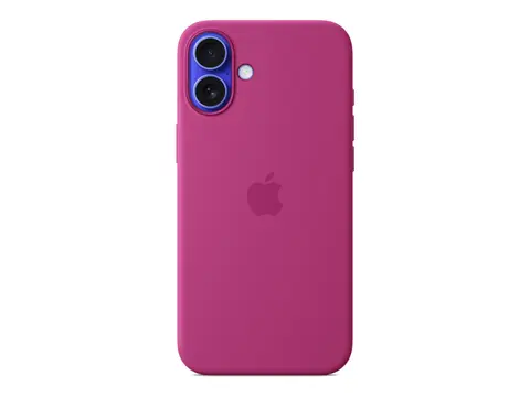 Apple - Beskyttende deksel for mobiltelefon MagSafe-samsvar - silikon - Fuchsia - for iPhone 16 Plus