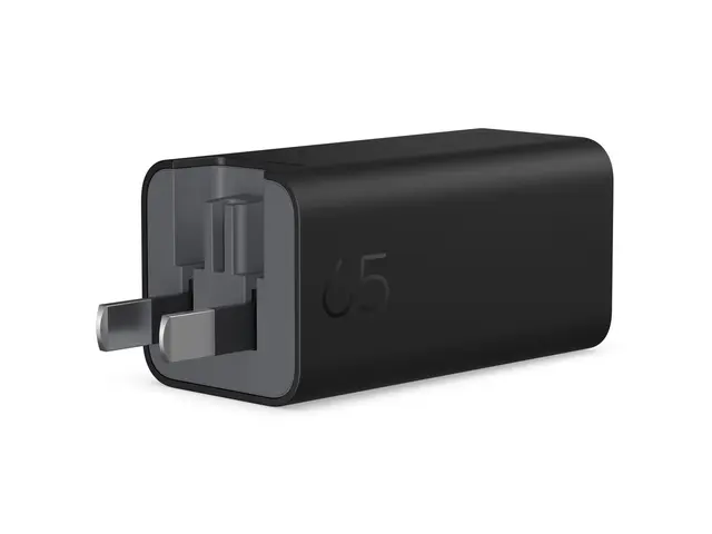 HP GaN Wall Charger - USB-C-strømadapter AC 115/230 V 65 watt svart