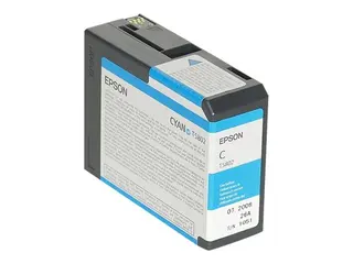 Epson T5802 - 80 ml - cyan - original - blekkpatron for Stylus Pro 3800, Pro 3880
