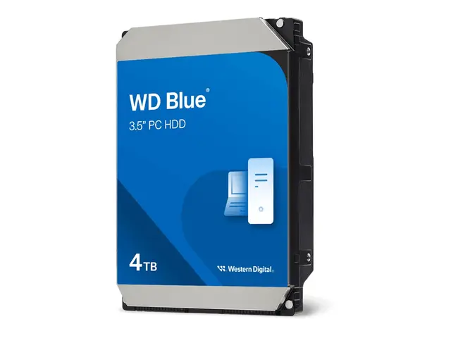 WD Blue - Harddisk 4 TB intern 3.5" SATA 6Gb/s 5400 rpm buffer: 12...
