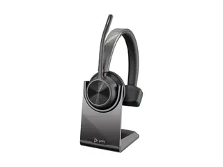 HP Poly Voyager 4310 - Voyager 4300 UC series hodesett - on-ear - Bluetooth - trådløs, kablet - USB-C - svart - Certified for Microsoft Teams, Zoom Certified