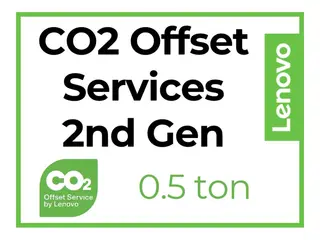 Lenovo Co2 Offset 0.5 ton (2nd Generation Carbon Offset Projects) Utvidet serviceavtale (for notebook'er) - for IdeaPad Flex 3 Chrome 12; IdeaPad Slim 3 Chrome 14M868; Slim 7 14; Slim Pro 7 14; Tab M9